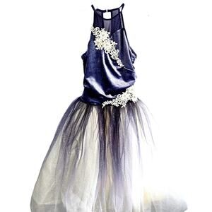 Weissman Designs for Dance Girls Dress Size Medium M  Formal Holiday Party